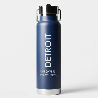 Water Bottle Featuring Detroit Empowers Everybody