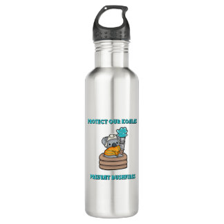 Water Bottle - Firefighter Koala Edition