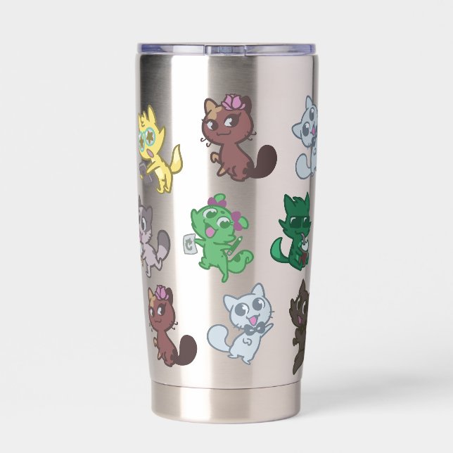 Water Bottle Insulated Tumbler (Back)