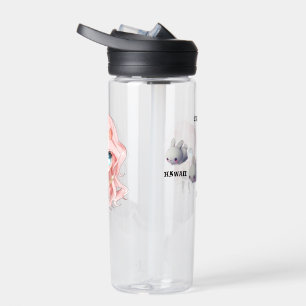 Water Bottle Kawaii Kid