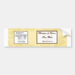 Water Bottle Label Cowboy Rodeo Steer Skull Tan Co