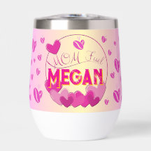 Water bottle Mom Fuel coffee editable