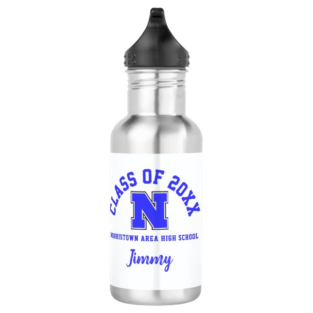 Water Bottle Norristown Area High School Logo (Right)