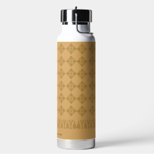 Water Bottle Pattern brown