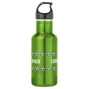 Water Bottle, Personalized, Soccer, Green 532 Ml Water Bottle