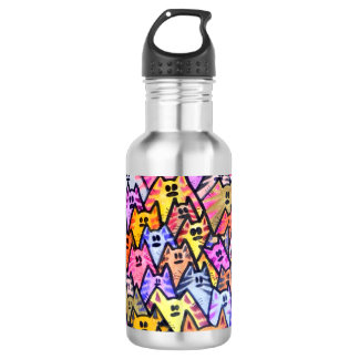 Water Bottle Stainless 039 - CATS