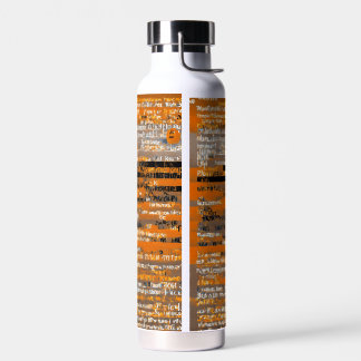 Water bottle stillness printed items 