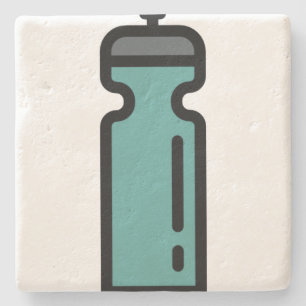 water-bottle stone coaster