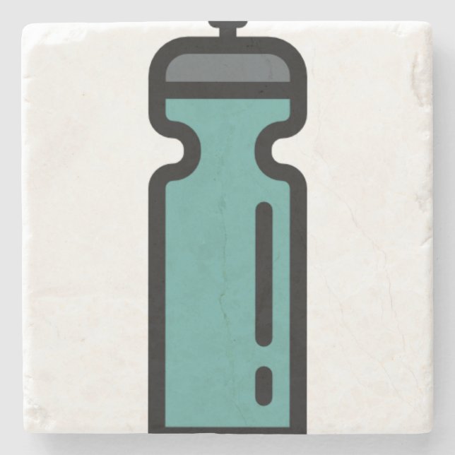 water-bottle stone coaster (Front)