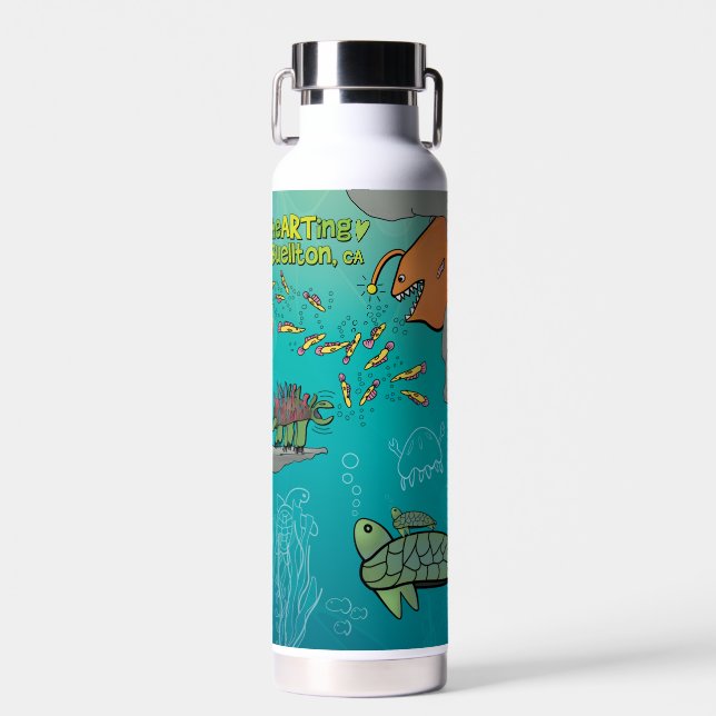Water Bottle - Surprise! - Buellton.Art (Front)