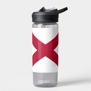 Water bottle with flag of Alabama, U.S.