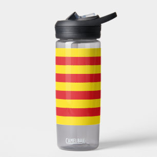 Water bottle with flag of Catalonia