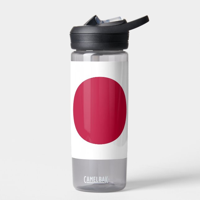 Water bottle with flag of Japan (Left)