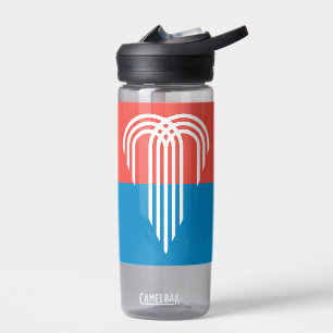 Water bottle with flag of Kansas City, Missouri