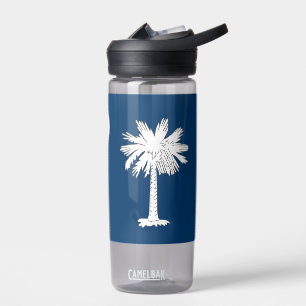 Water bottle with flag of South Carolina, U.S.