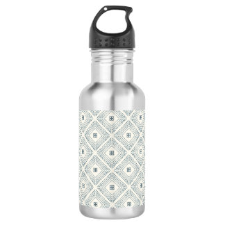 Water Bottle with Geometric Nesting Squares 