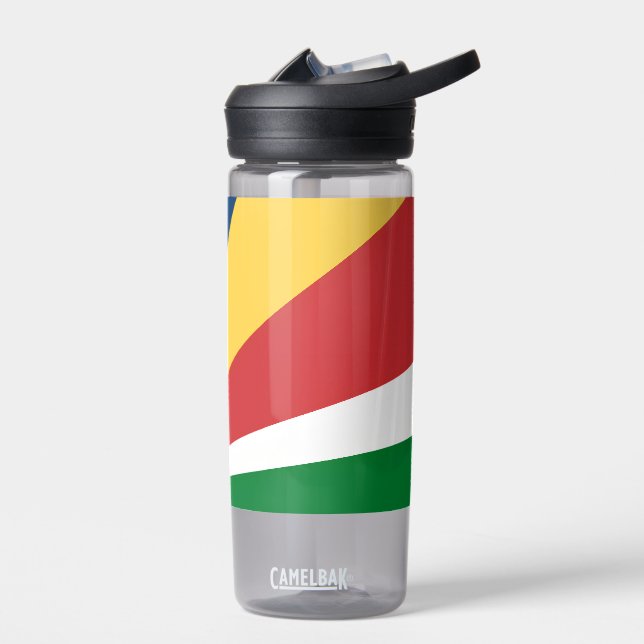 Water bottle with Seychelles Colours Design (Left)