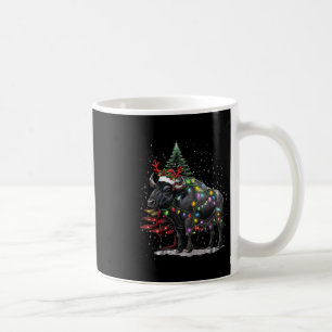 Water Buffalo Xmas Lighting Santa Water Buffalo Ch Coffee Mug