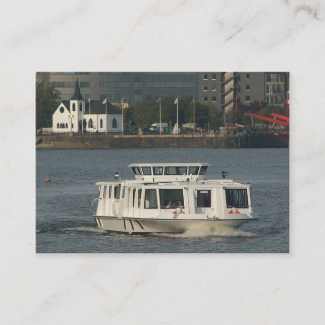Water Bus, Cardiff Bay Business Card (Front)