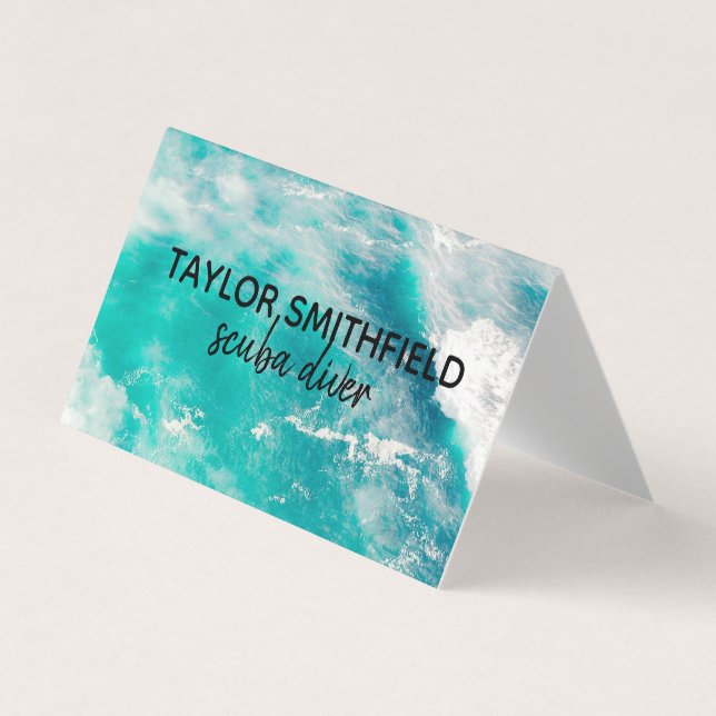 Water Business Card (Front)