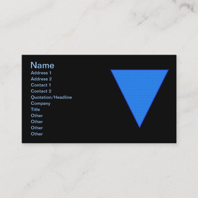 Water Business Card (Front)