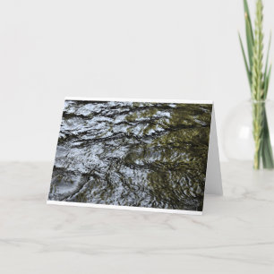 Water, card