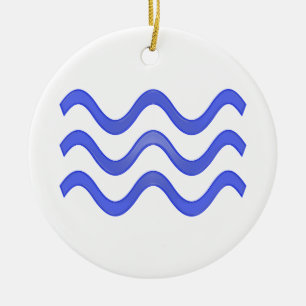 Water Ceramic Ornament