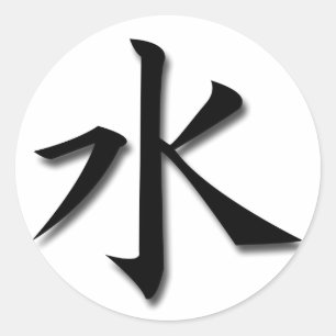 Water Classic Round Sticker