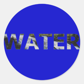 Water Classic Round Sticker