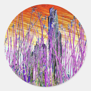 WATER CLASSIC ROUND STICKER