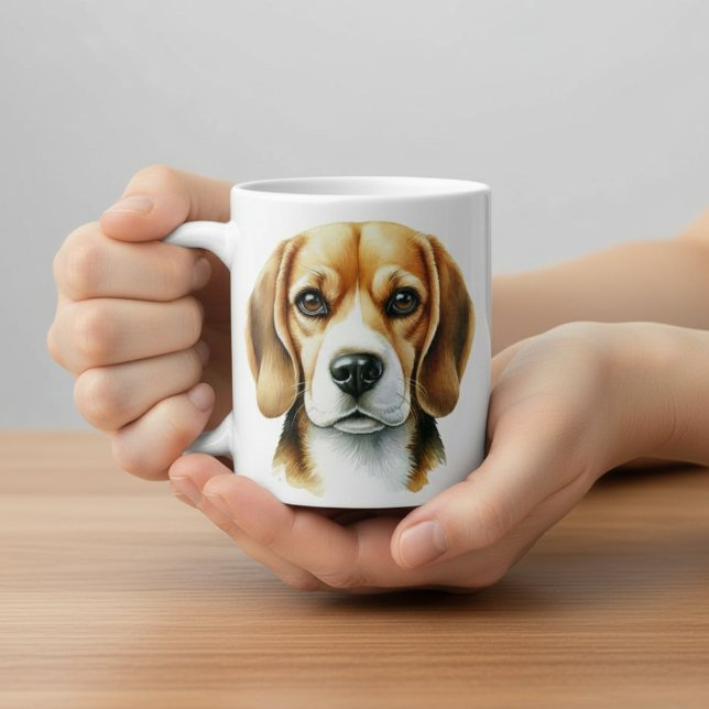 Water Color Beagle  Coffee Mug (Creator Uploaded)