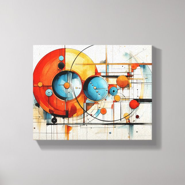 Water Colour Artwork Abstract  Canvas Print (Front)