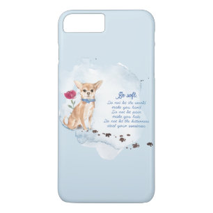 Water Colour Chihuahua Dog and lovely quote Case-Mate iPhone Case