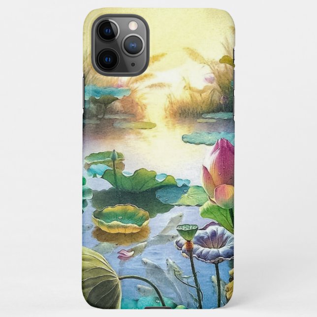 Water Colour floral  iPhone Case (Back)