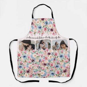 Water Colour Flowers Mother All-Over Print Apron
