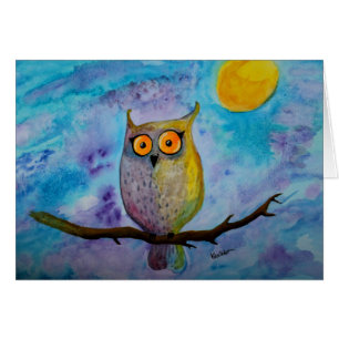 Water Colour Owl