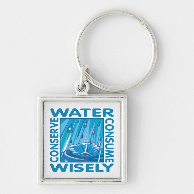 Water Conservation Keychain (Front)