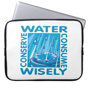 Water Conservation Laptop Sleeve