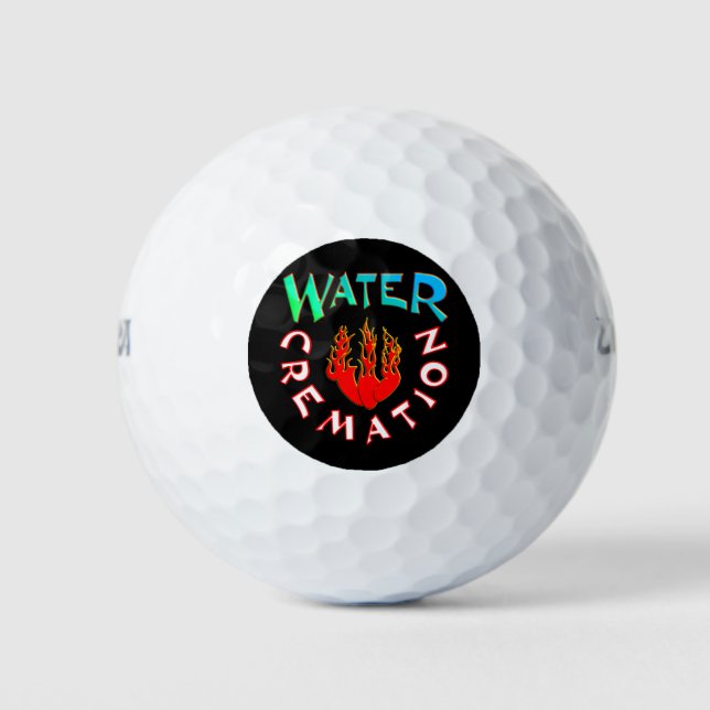 WATER CREMATION - AQUAMATION GOLF BALLS (Front)