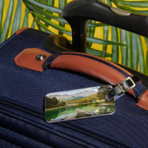 Water   Dachstein Mountains Lake Germany Luggage Tag