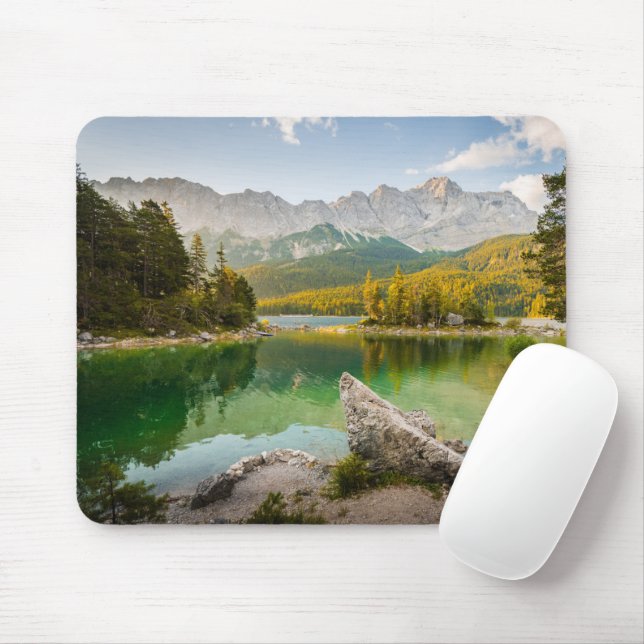 Water | Dachstein Mountains Lake Germany Mouse Pad (With Mouse)