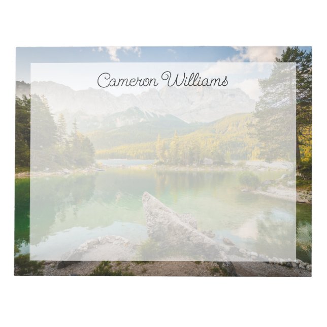Water | Dachstein Mountains Lake Germany Notepad (Front)