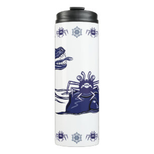 Water Dragon And Monster Crab Thermal Tumbler