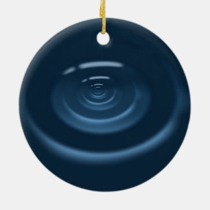 Water Drop Ceramic Ornament
