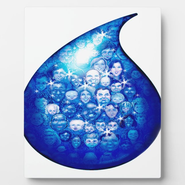 Water Drop Plaque (Front)