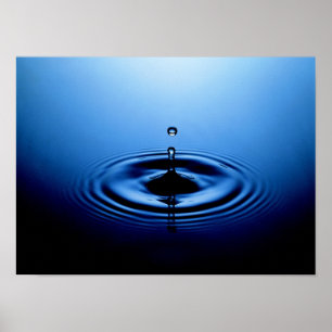 Water drop poster