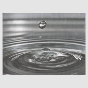 water drop tissue paper