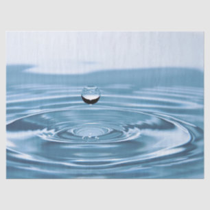 water drop tissue paper