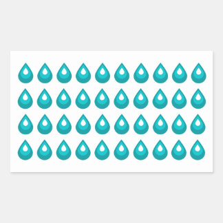 Water Droplet Journal Sticker sheet