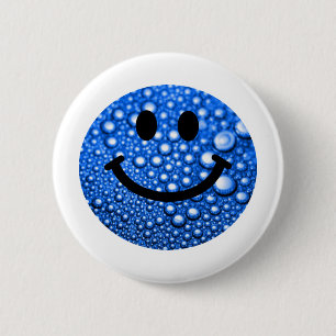Water droplets 2 inch round button